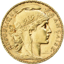 Frankreich, 20 Francs, Marianne, 1900, Paris, Gold, SS, Gadoury:1064, KM:847