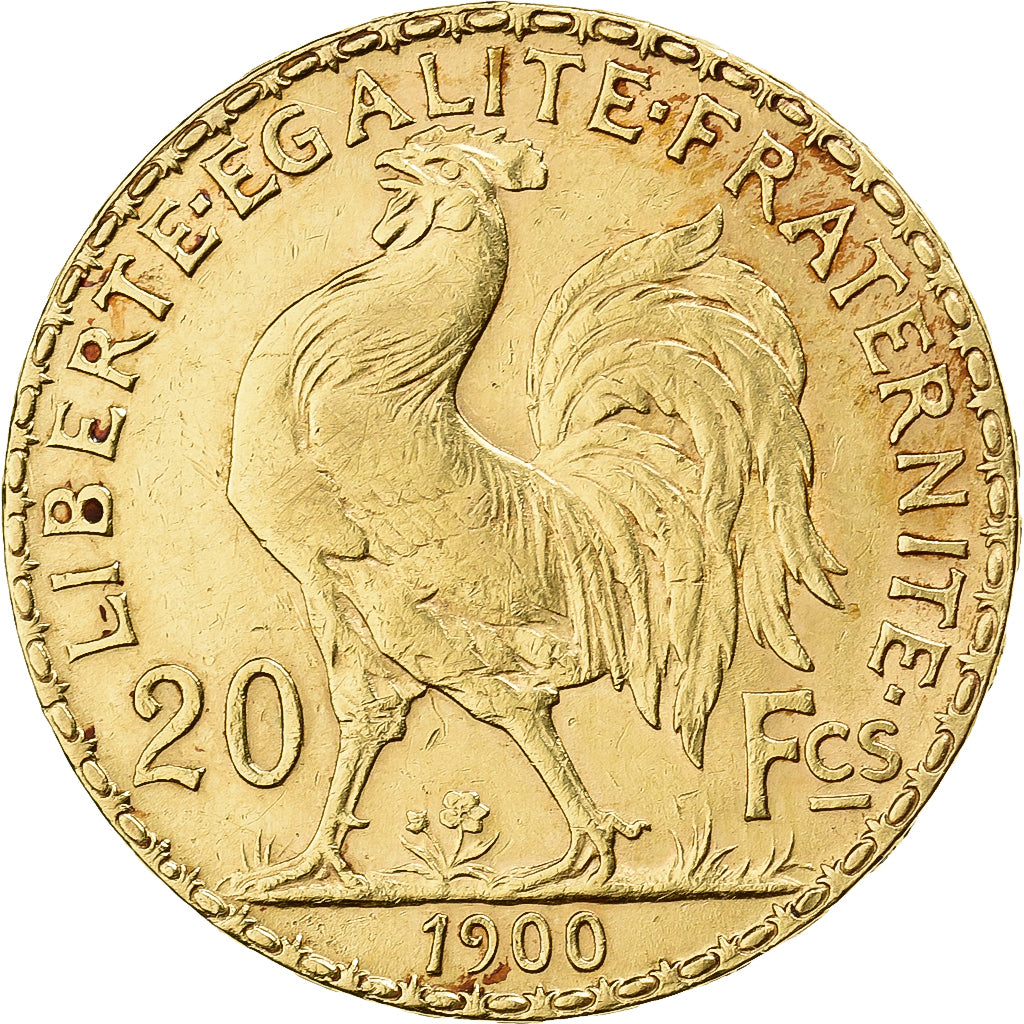 Frankreich, 20 Francs, Marianne, 1900, Paris, Gold, SS, Gadoury:1064, KM:847