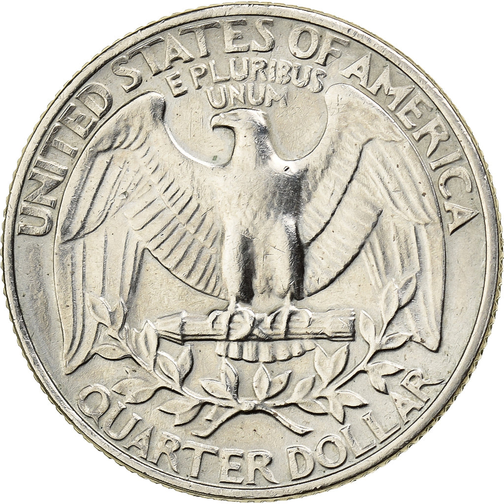 Stati Uniti, Quarter, Washington, 1984, U.S. Mint, Rame ricoperto in