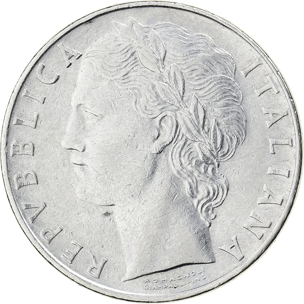 Italy, 100 Lire, 1958, Rome, Stainless Steel, AU(50-53), KM:96.1