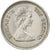 Rodesia, Elizabeth II, 3 Pence = 2-1/2 Cents, 1968, British Royal Mint, Cobre -