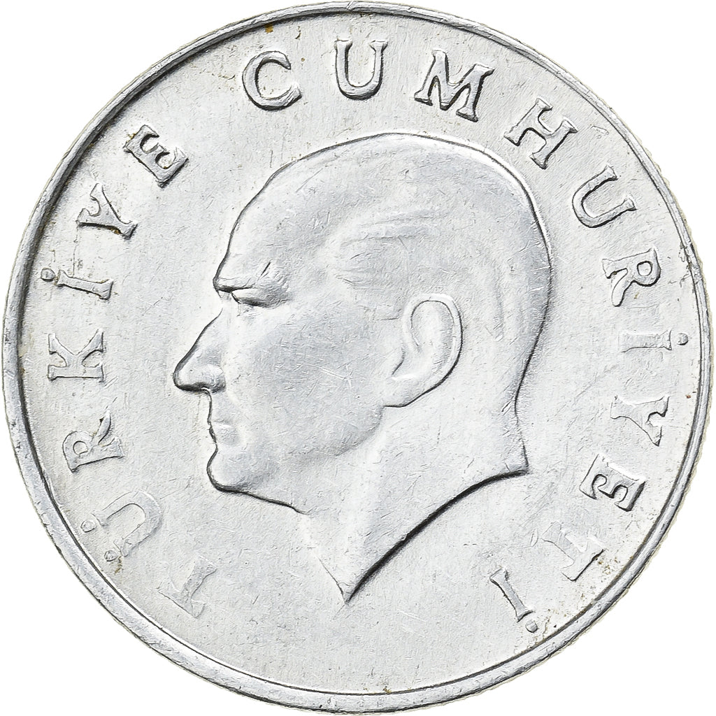 Turquia, 10 Lira, 1985, Alumínio, EF(40-45), KM:964