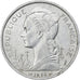 La Réunion, 5 Francs, 1955, Paris, Aluminum, AU(50-53), Lecompte:70, KM:9