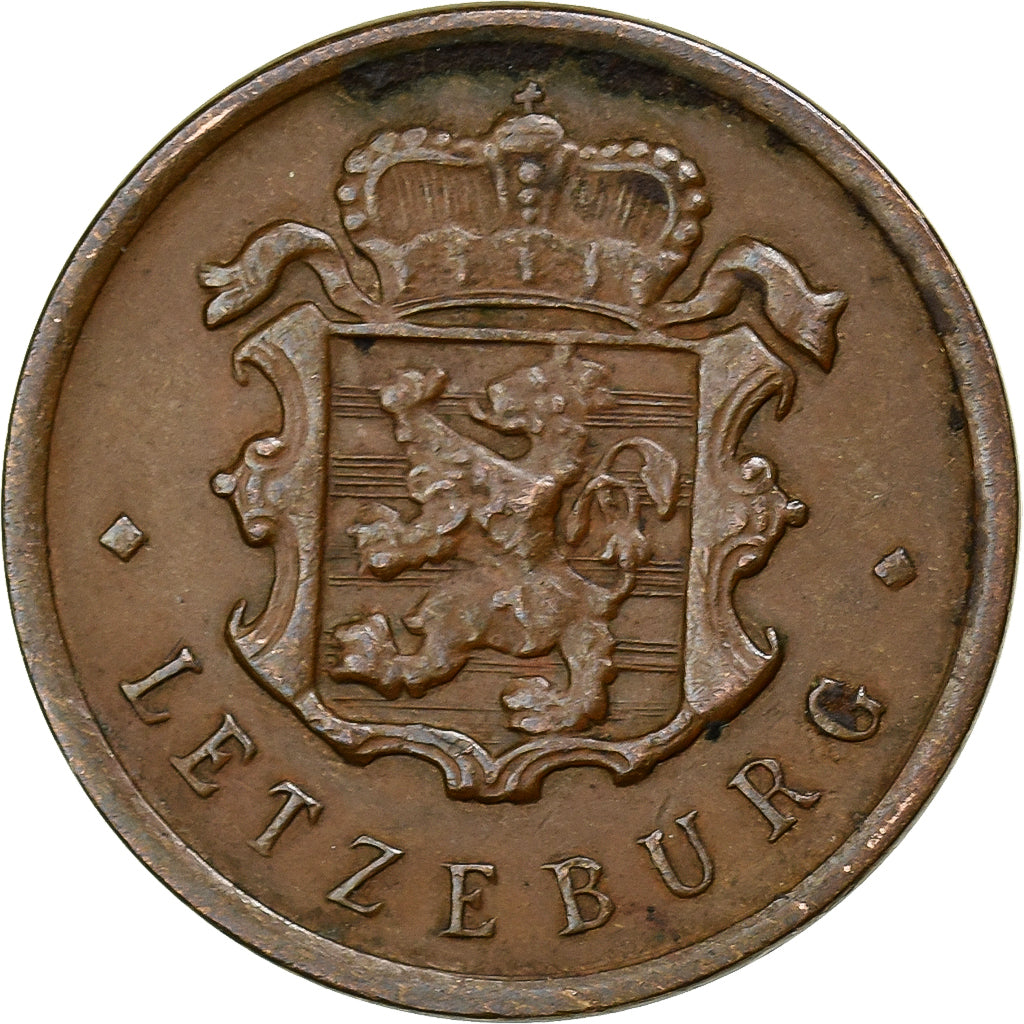 Luxemburgo, Charlotte, 25 Centimes, 1946, Bronze, EF(40-45), KM:45