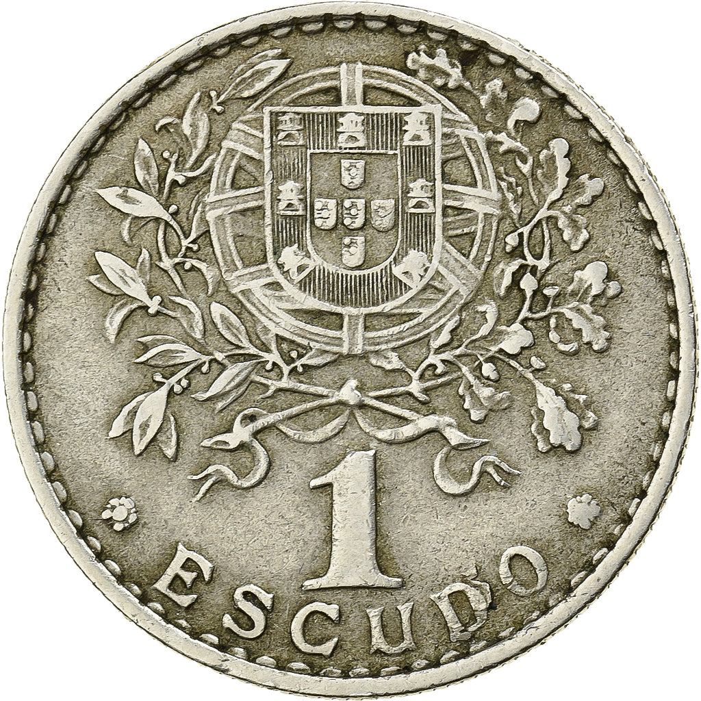 Portugal, Escudo, 1959, Miedź-Nikiel, EF(40-45), KM:578