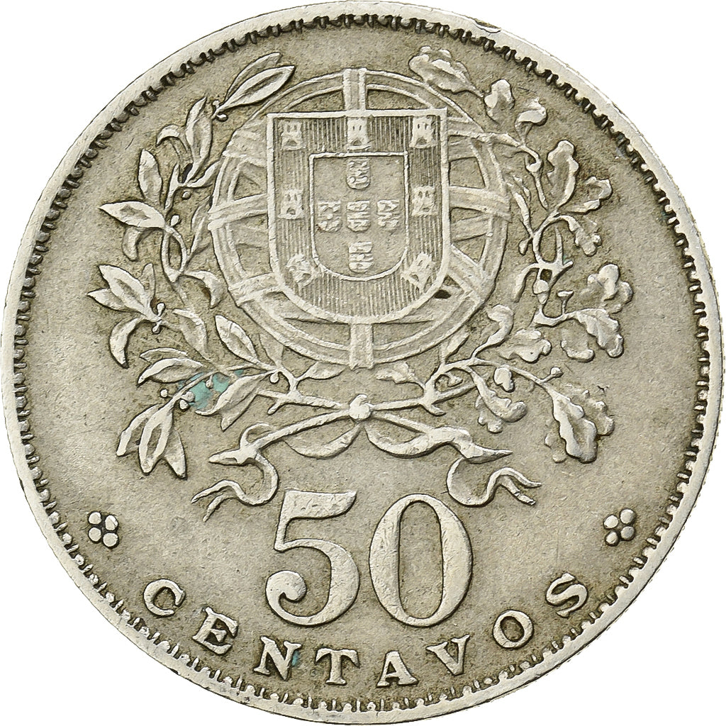 Portugal, 50 Centavos, 1958, Kupfer-Nickel, SS, KM:577