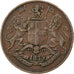 India-Brits, 1/4 Anna, 1835, Koper, ZF, KM:446.1