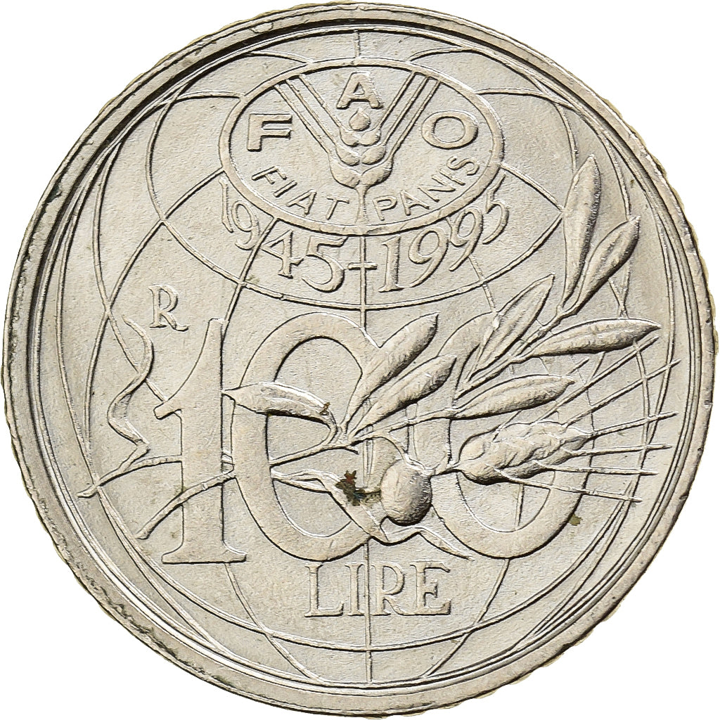 Italië, 100 Lire, 1995, Rome, Cupro-nikkel, ZF, KM:180
