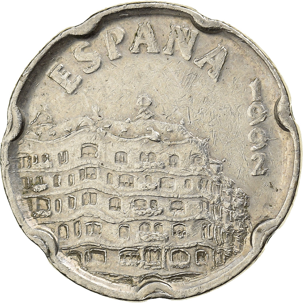 España, Juan Carlos I, 50 Pesetas, 1992, Madrid, Cobre - níquel, MBC, KM:906