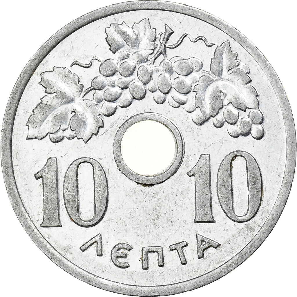 Griekenland, 10 Lepta, 1959, Athens, Aluminium, PR, KM:78
