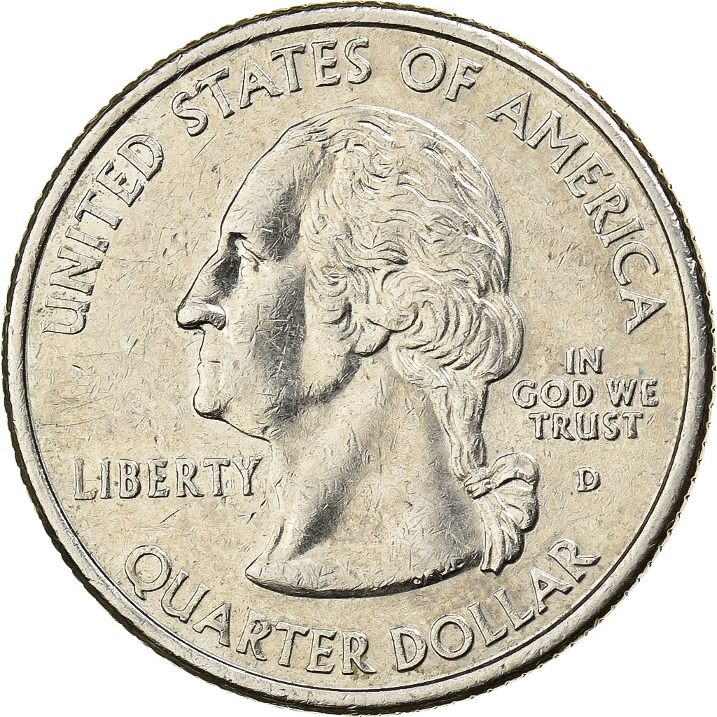 United States, Quarter, Washington, 2003, Denver, ALABAMA, Copper-Nickel Clad