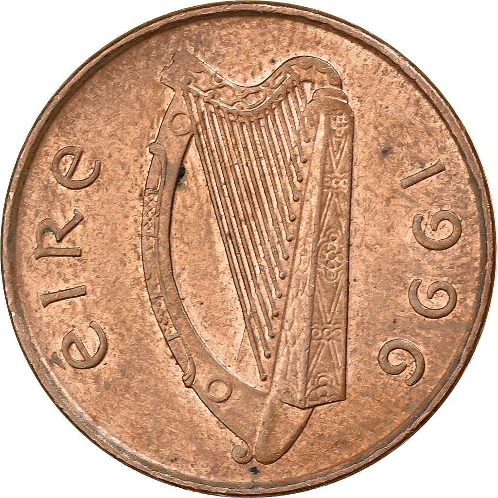 REPUBLIEK IERLAND, Penny, 1984, Copper Plated Steel, ZF+, KM:20a