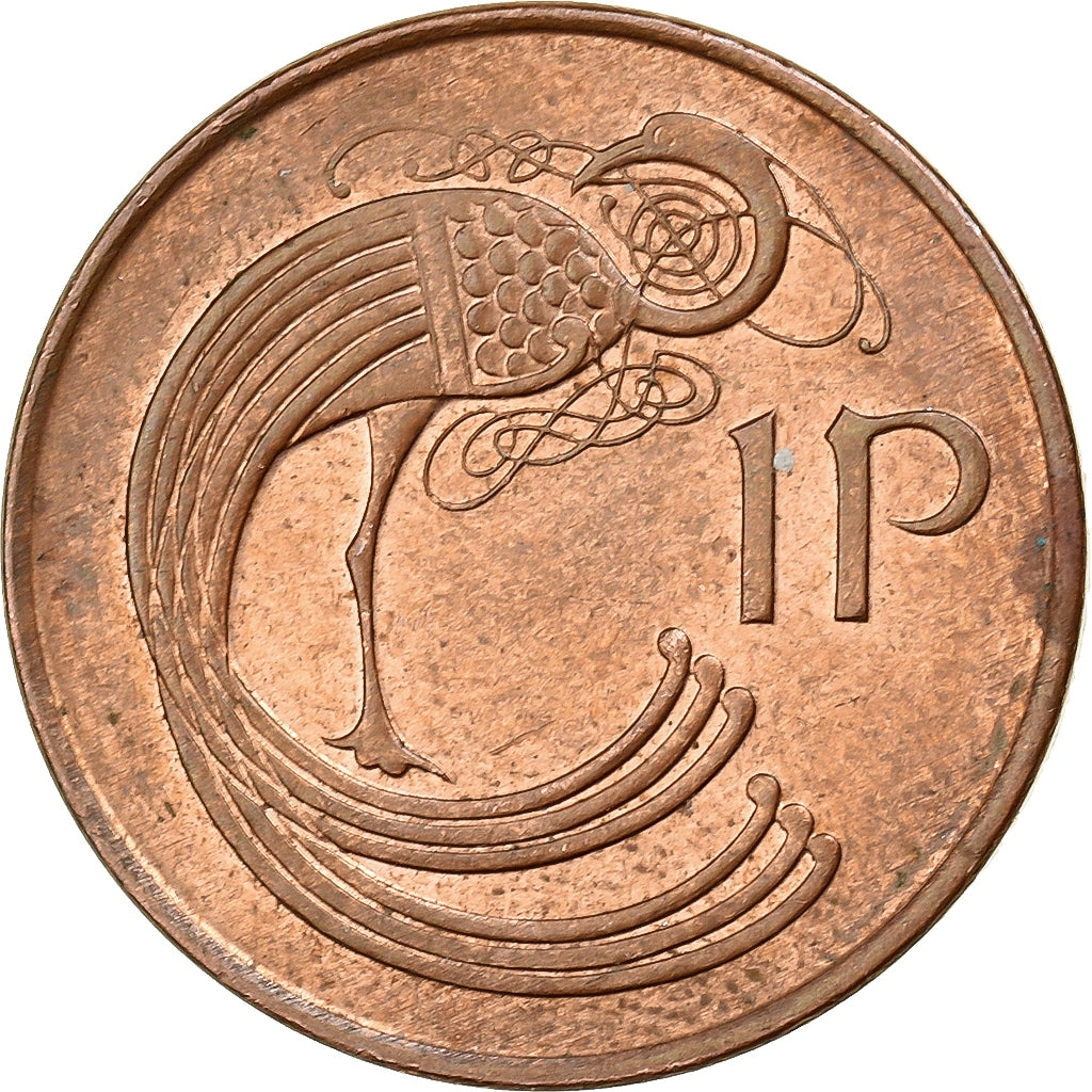 REPUBLIEK IERLAND, Penny, 1984, Copper Plated Steel, ZF+, KM:20a