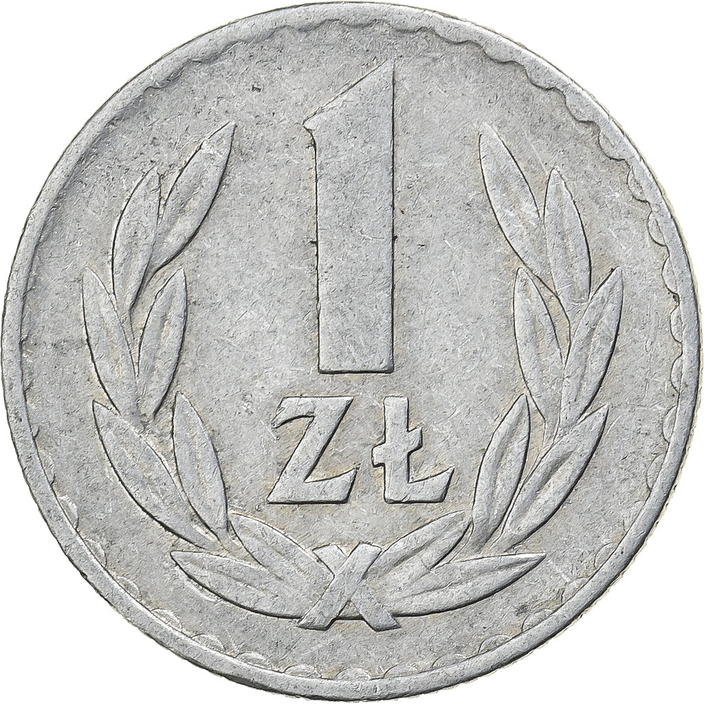 Polen, Zloty, 1975, Warsaw, Aluminium, ZF, KM:49.1