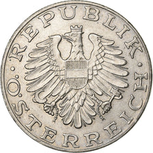 Austria, 10 Schilling, 1976, Nichel placcato rame-nichel, BB+, KM:2918