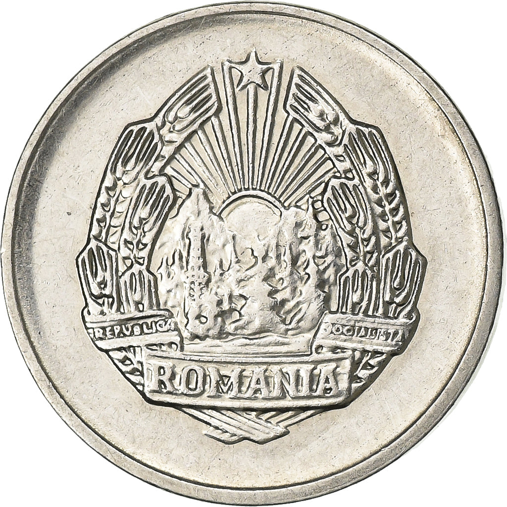 Romania, 5 Bani, 1966, Nickel Clad Steel, EF(40-45), KM:92