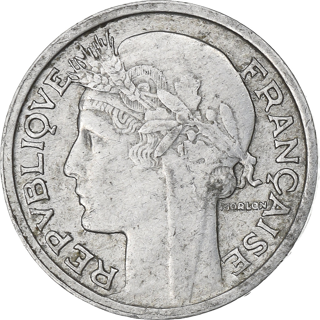 France, 50 Centimes, Morlon, 1946, Beaumont - Le Roger, Aluminium, TTB