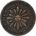 Uruguay, 2 Centesimos, 1869, Uruguay Mint, Bronze, EF(40-45), KM:12