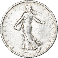 France, Franc, Semeuse, 1906, Paris, Silver, EF(40-45), Gadoury:467, KM:844.1