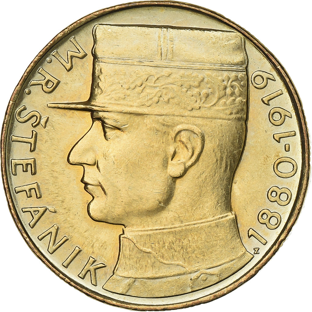 Tchécoslovaquie, 10 Korun, 1991, Nickel-Bronze, SUP, KM:153