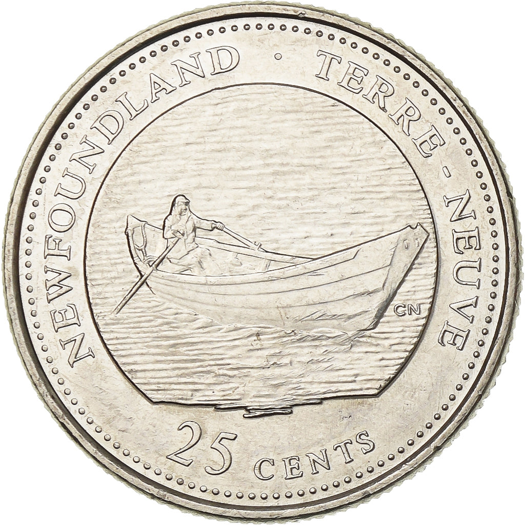 Canada, Elizabeth II, 25 Cents, 1992, Royal Canadian Mint, Nickel, PR, KM:220