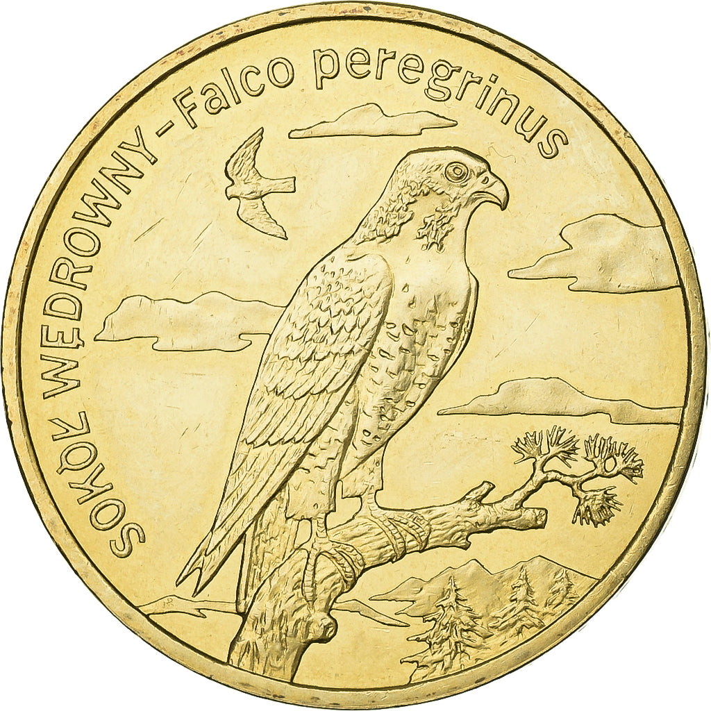 Polónia, 2 Zlote, 2008, Warsaw, Latão, AU(55-58), KM:627