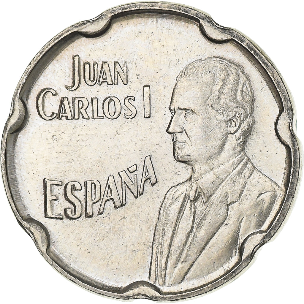 Espanha, Juan Carlos I, 50 Pesetas, 1990, Madrid, Cobre-níquel, AU(55-58)