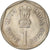 Inde, Rupee, 1990, Mumbai, Cupro-nickel, SUP, KM:87.1
