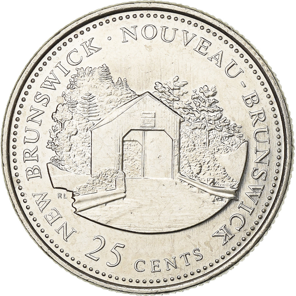Canadá, Elizabeth II, 25 Cents, 1992, Royal Canadian Mint, Níquel, AU(55-58)