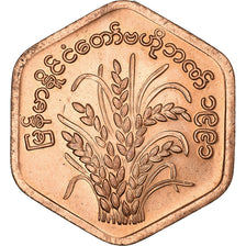 Myanmar, 25 Pyas, 1991, Acciaio placcato rame, SPL-, KM:58