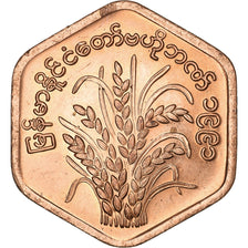 Myanmar, 25 Pyas, 1991, Acciaio placcato rame, SPL-, KM:58