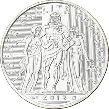 France, 10 Euro, Hercule, 2012, Paris, Argent, SUP, Gadoury:EU516, KM:2073