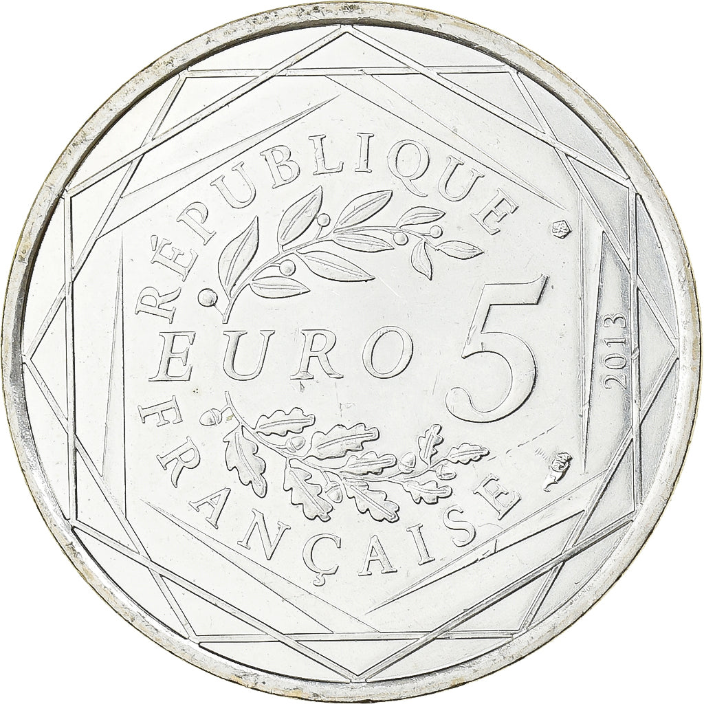 France, 5 Euro, Egalité, 2013, Argent, SUP, Gadoury:EU646