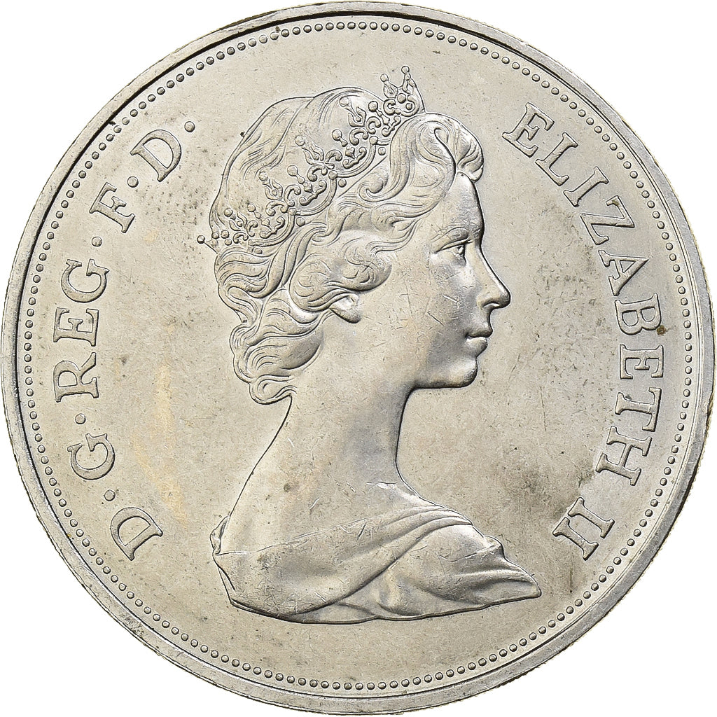 Großbritannien, Elizabeth II, 25 New Pence, 1972, Kupfer-Nickel, SS+, KM:917