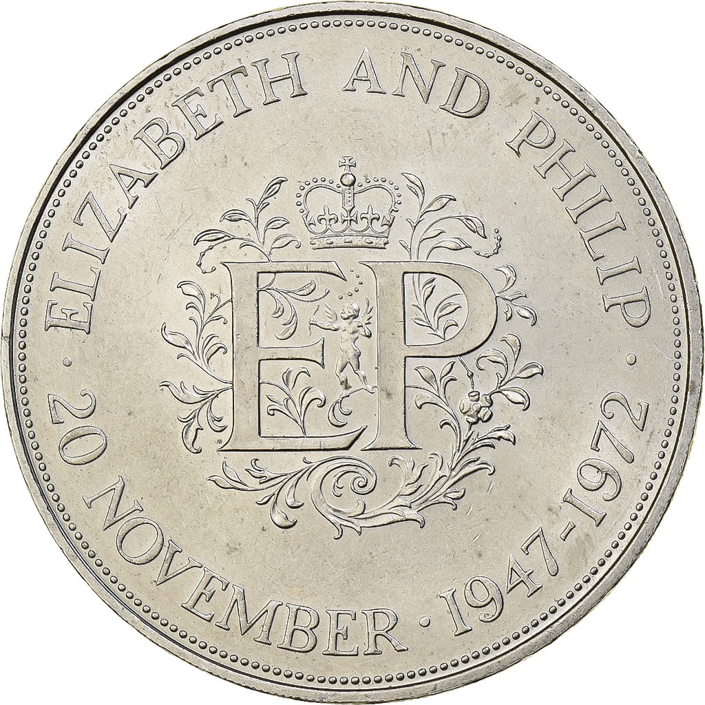 Großbritannien, Elizabeth II, 25 New Pence, 1972, Kupfer-Nickel, SS+, KM:917