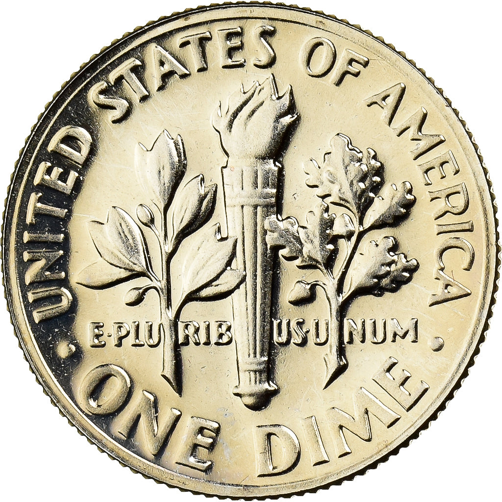 United States, Dime, Roosevelt, 1976, U.S. Mint, Proof, Copper-Nickel Clad