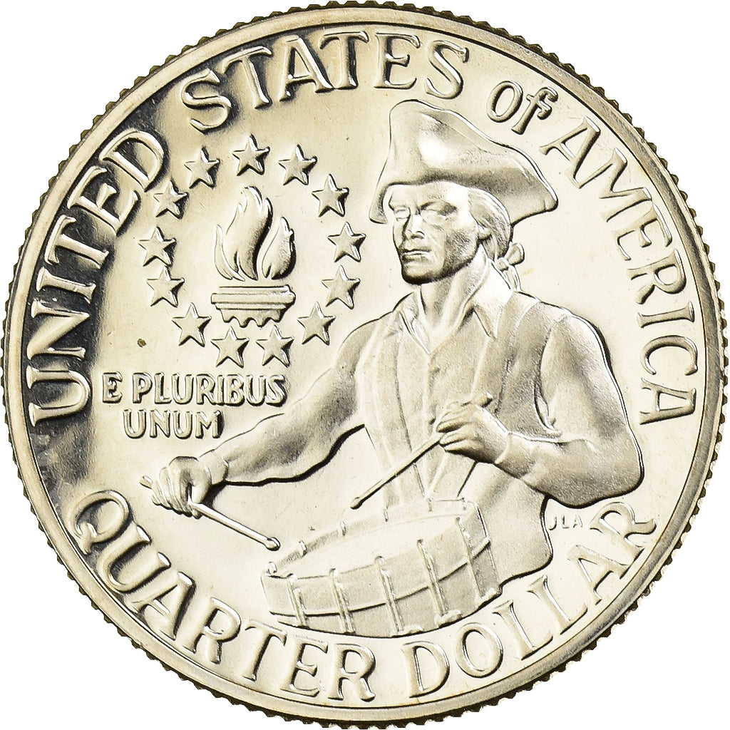 United States, Quarter, Washington, 1976, U.S. Mint, Proof, Silver Clad