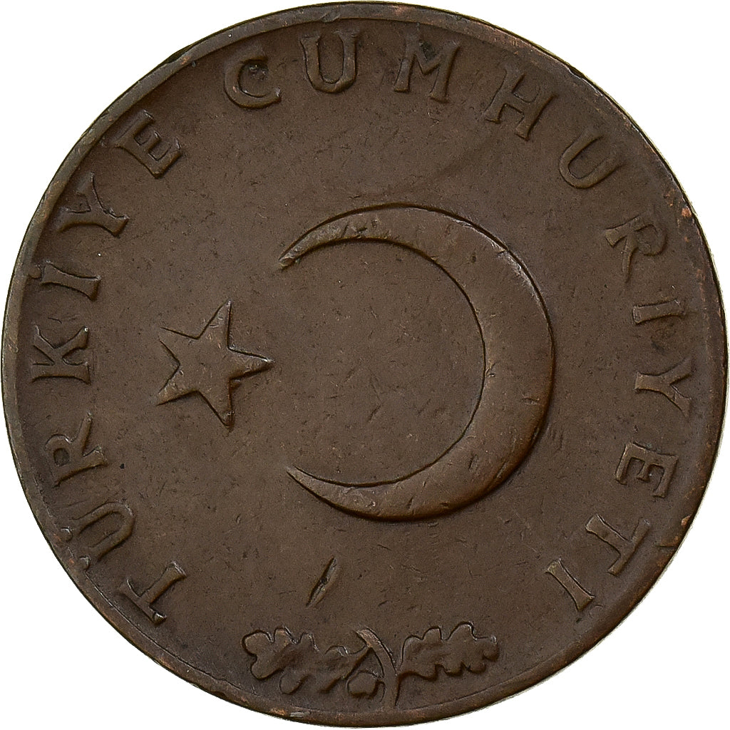Turkije, 10 Kurus, 1966, Istanbul, Bronzen, ZF, KM:891.1