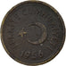 Turquía, 10 Kurus, 1956, Istanbul, Latón, BC+, KM:888