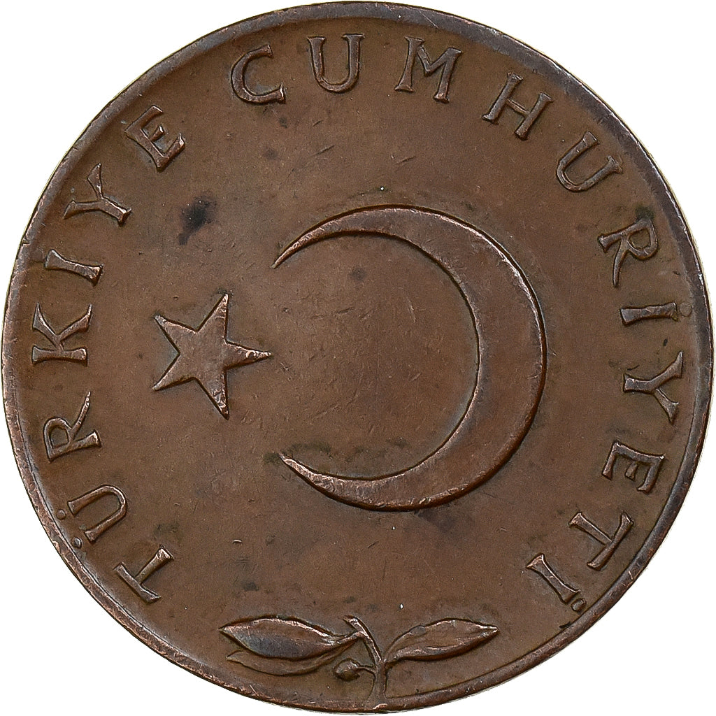 Turchia, 5 Kurus, 1970, Istanbul, Bronzo, BB, KM:890.2