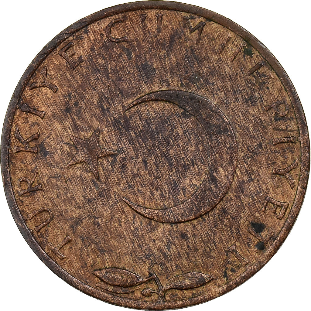 Turkey, 5 Kurus, 1974, Istanbul, Bronze, EF(40-45), KM:890.2