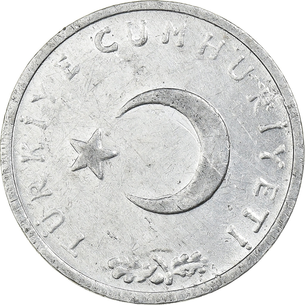 Turkey, Kurus, 1975, Istanbul, Aluminum, AU(50-53), KM:895b