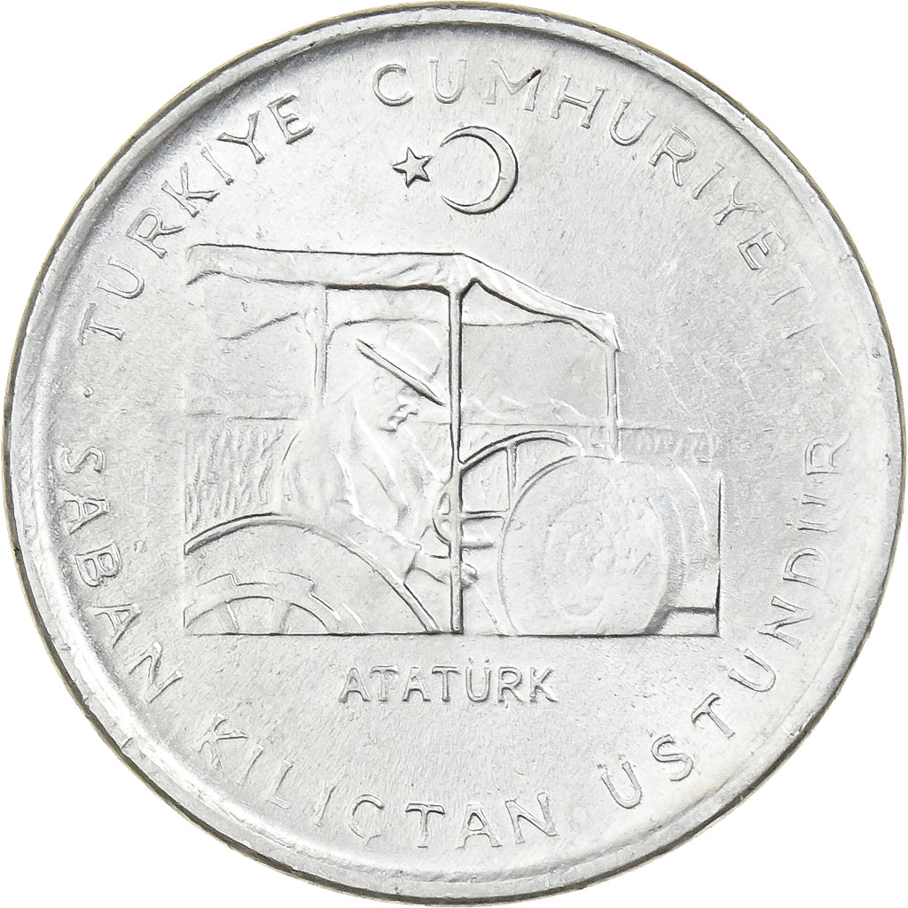 Turcja, 10 Kurus, 1975, Istanbul, Aluminium, AU(55-58), KM:898a