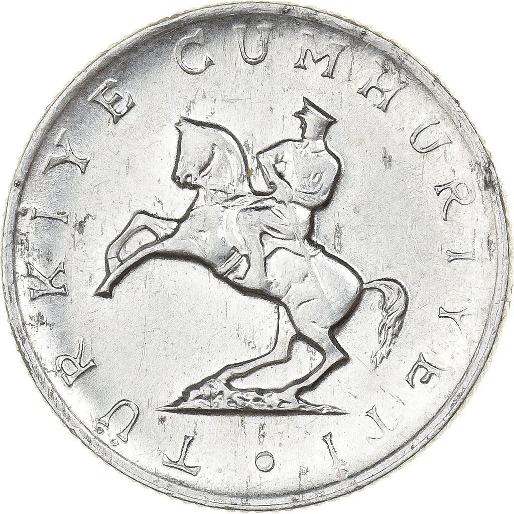 Turquía, 5 Lira, 1983, Istanbul, Aluminio, EBC, KM:949.2