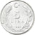 Turkije, 5 Lira, 1985, Istanbul, Aluminium, PR, KM:963