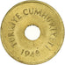 Turkey, 2-1/2 Kurus, 1948, Istanbul, Brass, AU(50-53), KM:885
