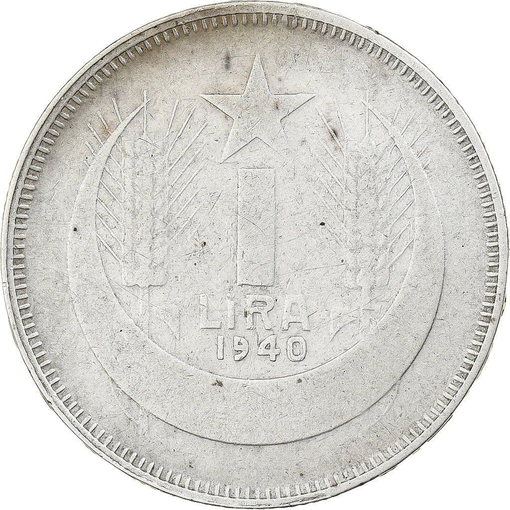 Turkey, Lira, 1940, Istanbul, Silver, VF(30-35), KM:869