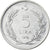 Turchia, 5 Lira, 1976, Istanbul, Acciaio inossidabile, SPL-, KM:905