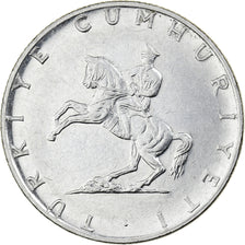 Turkey, 5 Lira, 1975, Istanbul, Stainless Steel, AU(55-58), KM:905