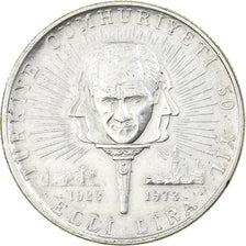 Turkey, 50 Lira, ND-1973, Istanbul, Silver, AU(55-58), KM:902